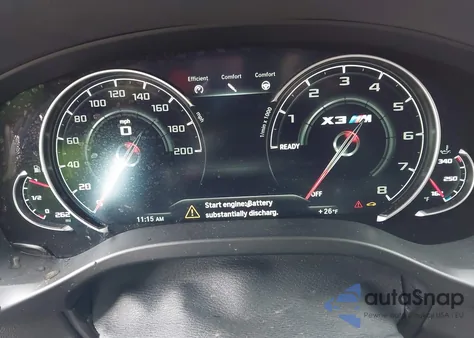 2020 BMW X3 M Competition из США, поврежденный, VIN 5YMTS0C0XLLA57838